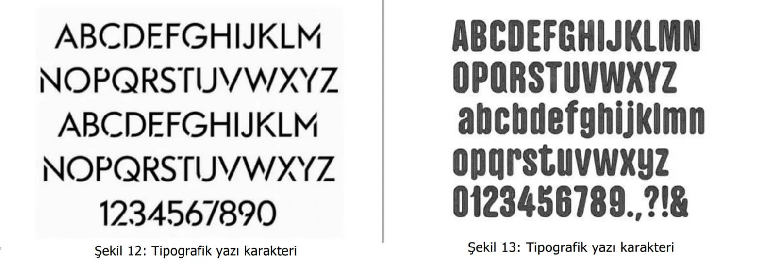 tipografik yazı karakter örnekleri-aksaray patent